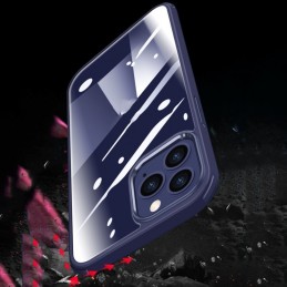 Funda iPhone 12 Pro Max de Vidrio de Plástico de Doble Cara Transparente