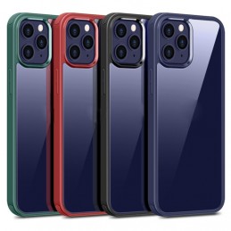 Funda iPhone 12 Pro Max de Vidrio de Plástico de Doble Cara Transparente