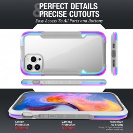 iPAKY Funda iPhone 12 Pro Max a Prueba de Golpes de Aleación de Aluminio