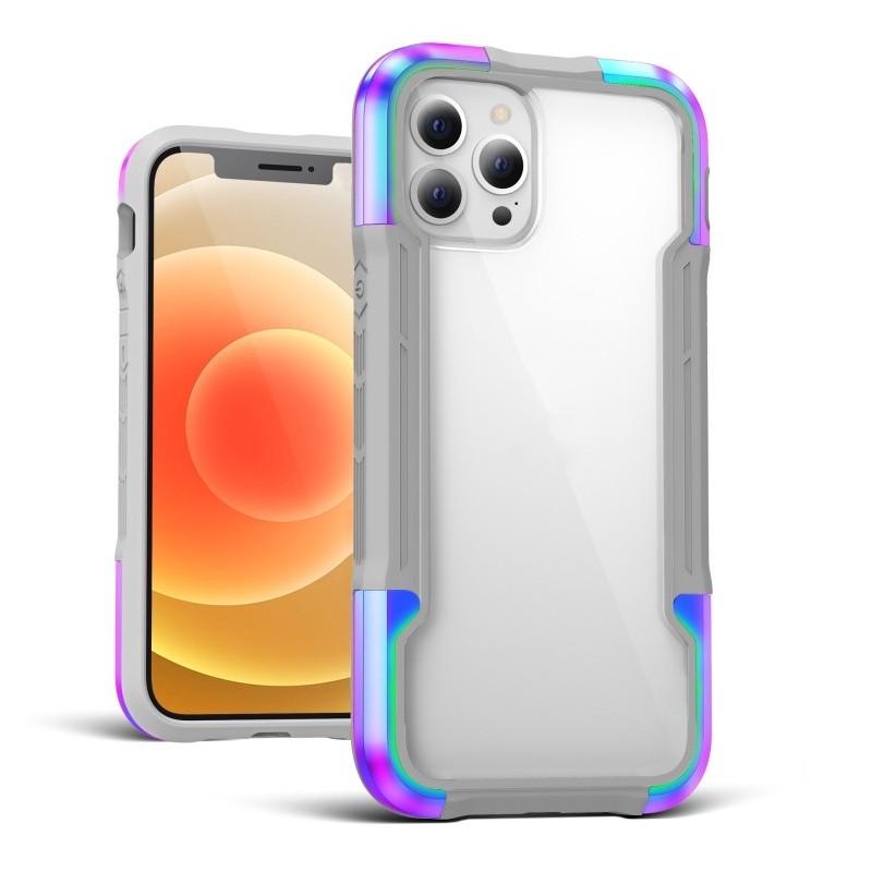 iPAKY Funda iPhone 12 Pro Max a Prueba de Golpes de Aleación de Aluminio