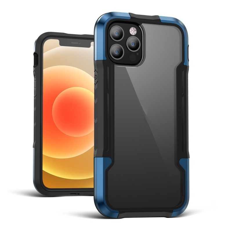 iPAKY Funda iPhone 12 Pro Max a Prueba de Golpes de Aleación de Aluminio