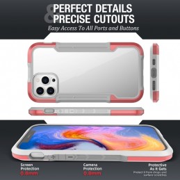 iPAKY Funda iPhone 12 Pro Max a Prueba de Golpes de Aleación de Aluminio