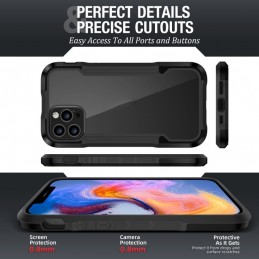 iPAKY Funda iPhone 12 Pro Max a Prueba de Golpes de Aleación de Aluminio