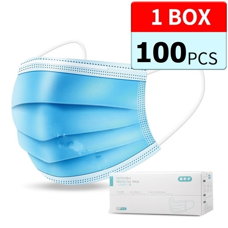 Mascarilla Quirurgica 3 Capas 100 Unidades