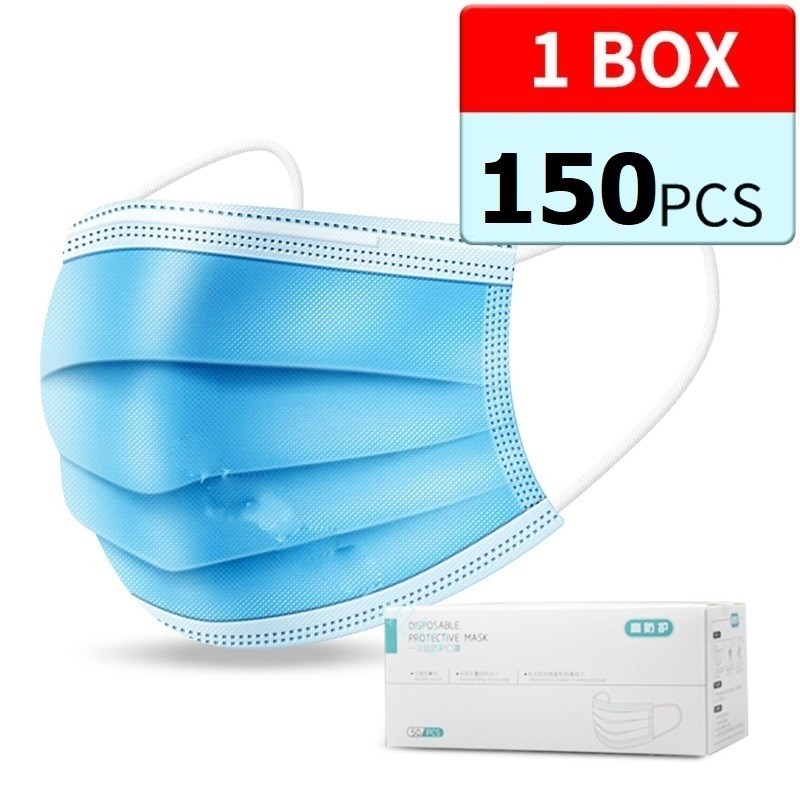 Mascarilla Quirurgica 3 Capas 150 Unidades