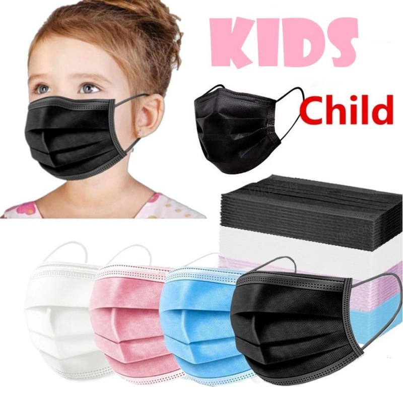 Mascarillas Higiénicas Desechables para Niños 30 Unidades