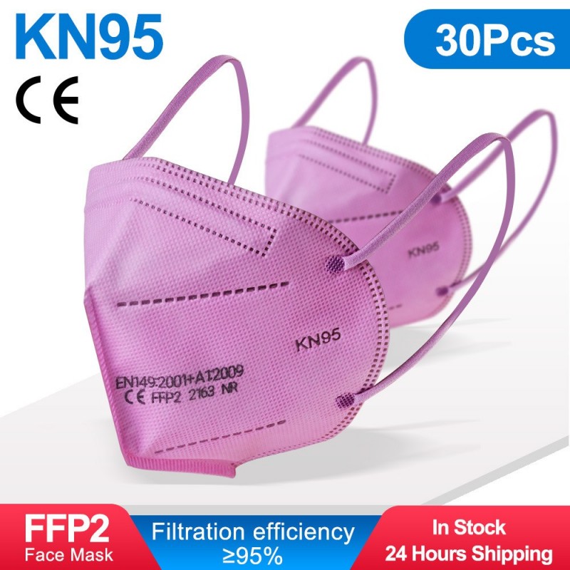 Mascarillas FFP2 KN95 N95 5 Capas Reutilizable con filtro