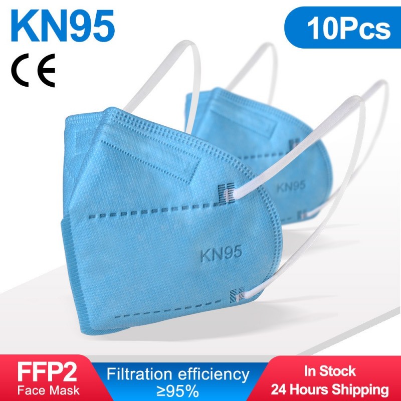 Mascarillas FFP2 KN95 N95 5 Capas Reutilizable con filtro