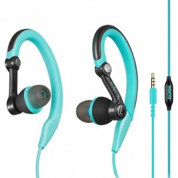 Auriculares Mucro deportivos con cable para Correr con Gancho para la Oreja