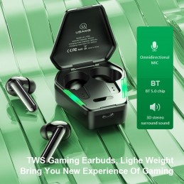 USAMS Auriculares Gamer Inalámbricos