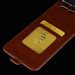 Funda iPhone 12/12 Pro de Piel  con Tapa Vertical