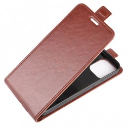Funda iPhone 12 mini de Piel  con Tapa Vertical