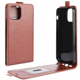 Funda iPhone 12 Pro Max de Piel  con Tapa Vertical
