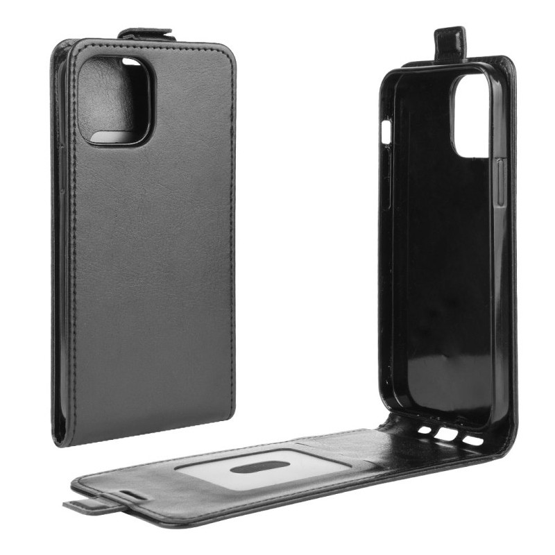 Funda iPhone 12 Pro Max de Piel  con Tapa Vertical