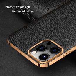 Funda Piel Genuino de Vaca para iPhone 13 Pro Max