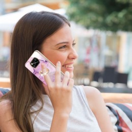 Funda Xiaomi Redmi Note 10S / Note 10 de Silicona con Anillo Patrón Marmól