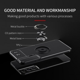 Funda para Samsung Galaxy S22 con Soporte y Anillo