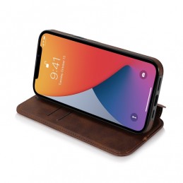 Funda de Piel con Cierre Magnético para iPhone 13
