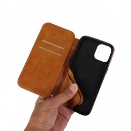 Funda de Piel con Cierre Magnético para iPhone 13